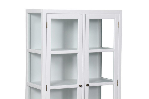 Cosmos Display Cabinet White - 160 x 90 x 40 cm