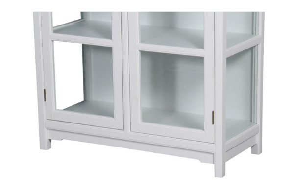 Cosmos Display Cabinet White - 160 x 90 x 40 cm