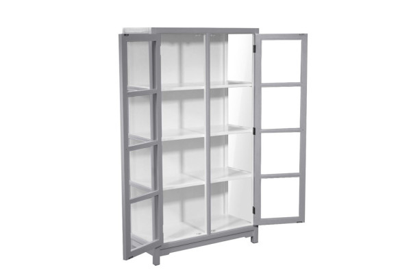 Cosmos Display Cabinet Grey - 160 x 90 x 40 cm