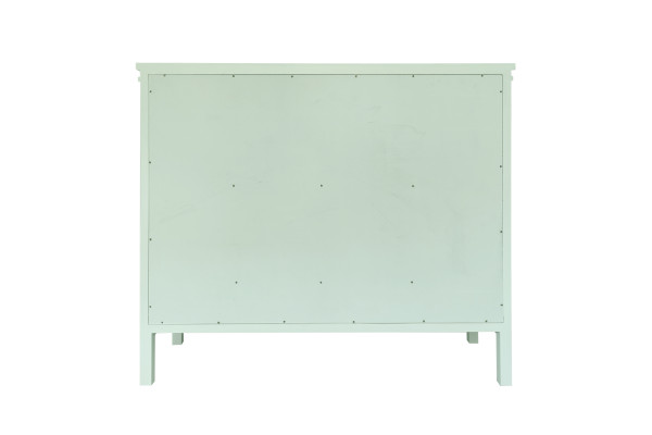 Dalia Display Cabinet - 110x130x45 cm, Green