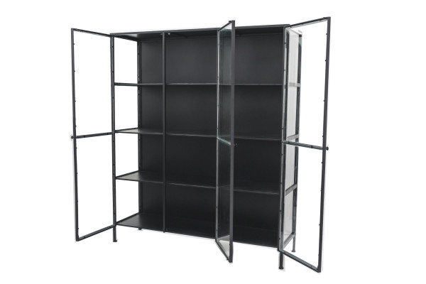 Jasmine Display Cabinet in Metal - 135 x 40 x...