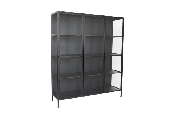 Jasmine Display Cabinet in Metal - 135 x 40 x...