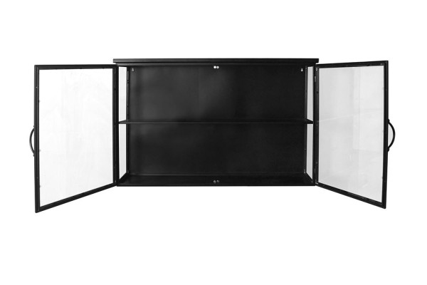 Rosalie Wall-Hung Display Cabinet in Metal -...