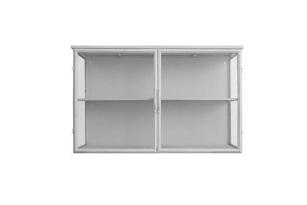 Rosalie Wall-Hung Display Cabinet in Metal -...