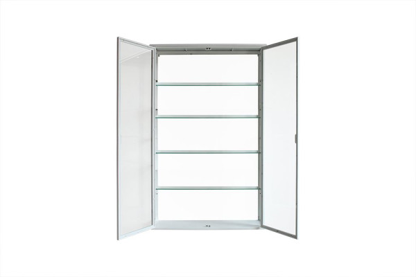 Vig Wall-Hung Display Cabinet in Metal - 100 x...