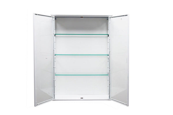 Fiona Wall-Hung Display Cabinet in Metal - 80 x...