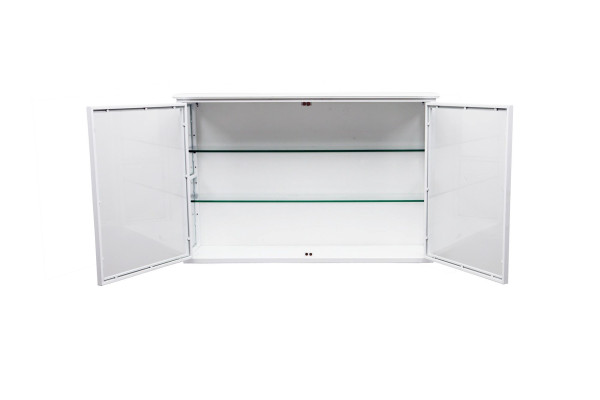 Lemvig Wall-Hung Display Cabinet in Metal - 100...