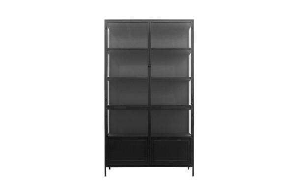 Nadia Display Cabinet in Metal - 119.5 x 40 x...