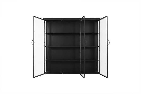 Juliana Wall-Hung Display Cabinet in Metal -...