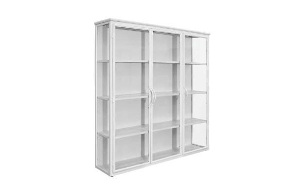 Juliana Wall-Hung Display Cabinet in Metal -...