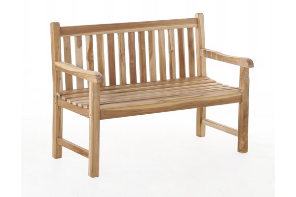 Solo Bench 2 person - 120 cm - Classic Teak