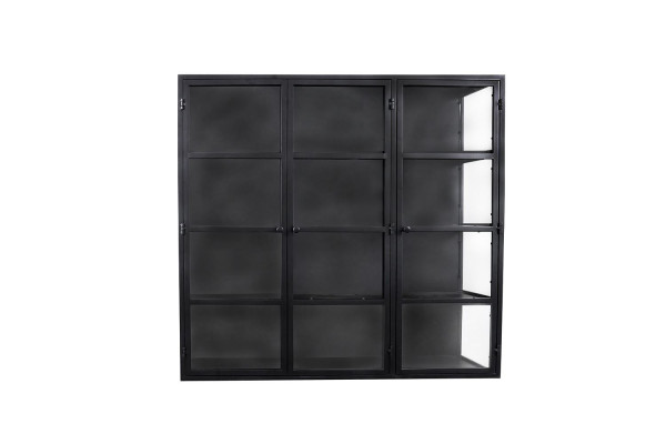 Zora Display Cabinet in Metal - wall/floor -...