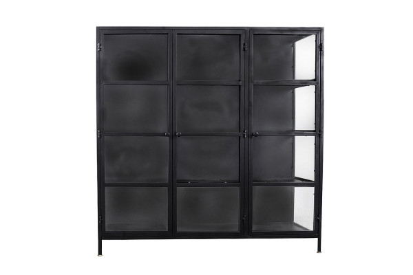 Zora Display Cabinet in Metal - wall/floor -...