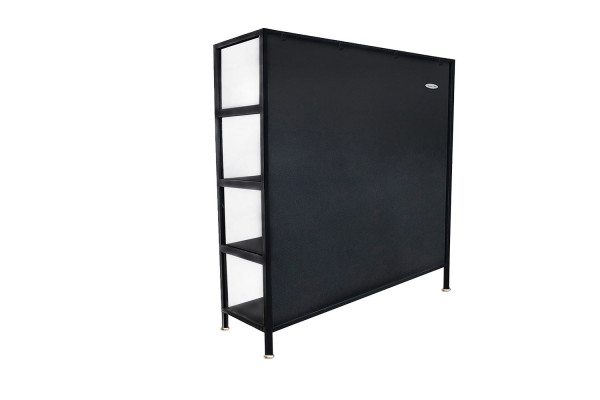 Zora Display Cabinet in Metal - wall/floor -...