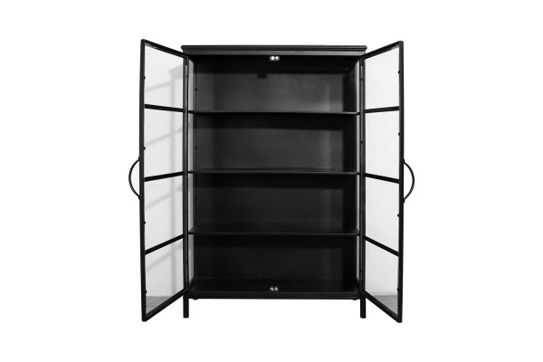 Stege Display Cabinet in Metal - wall/floor -...