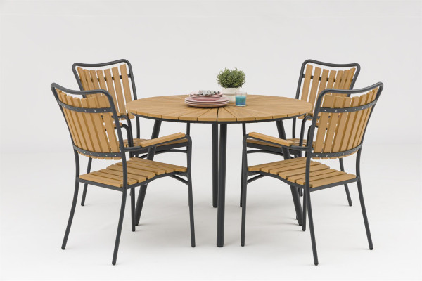 DaneLine Adam garden furniture set w/4 chairs...