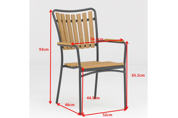 DaneLine Adam garden furniture set w/4 chairs...