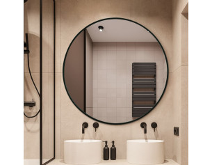 Mercury Mirror ROUND BLACK...