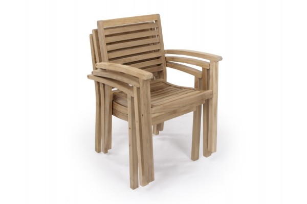 Pala Teak Stabelstole