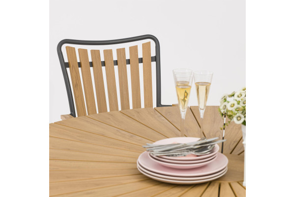 DaneLine Adam garden furniture set w/6 chairs...