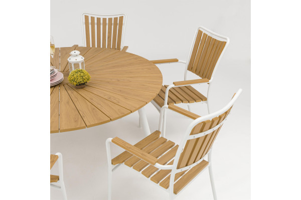 DaneLine Adam garden furniture set w/6 chairs...