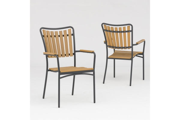 DaneLine Adam Café set 70 w/2 chairs - Nonwood...