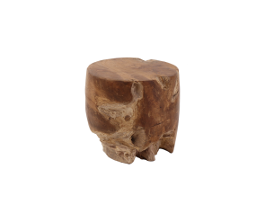 Teak stool round