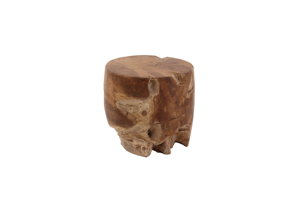 Teak stool round