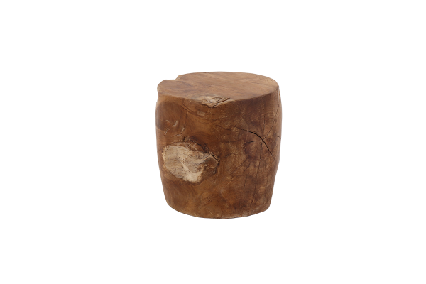 Teak stool round