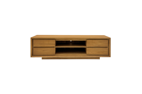 Mueble de TV Oliver de 4 cajones