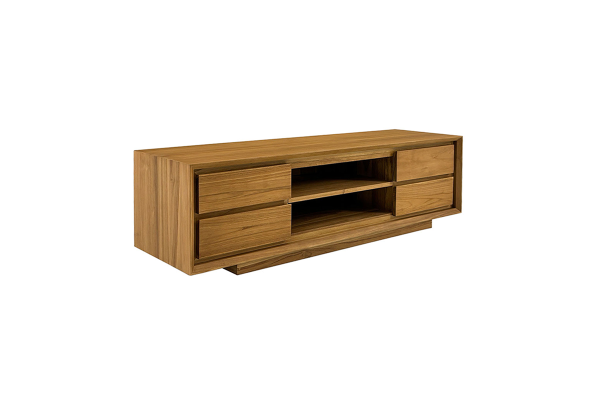 Mueble de TV Oliver de 4 cajones