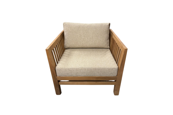 Colorado sofa chair w/cushions - ASPEN BEIGE