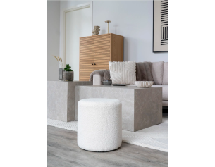 Ejby Pouf – WHITE BOUCLÉ 2