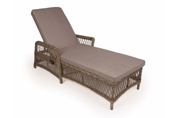 Valencia Sunbed - Brown
