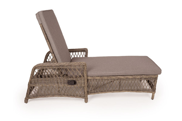 Valencia Sunbed - Including cushions - Brown