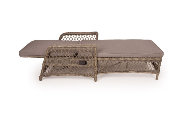 Valencia Sunbed - Including cushions - Brown