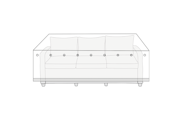 Cover for Lounge Sofa – 3 Seater