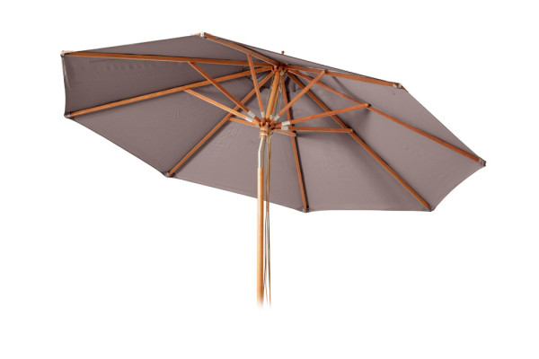 Parasol auténtico Ø3,3 M - Taupe Olefina