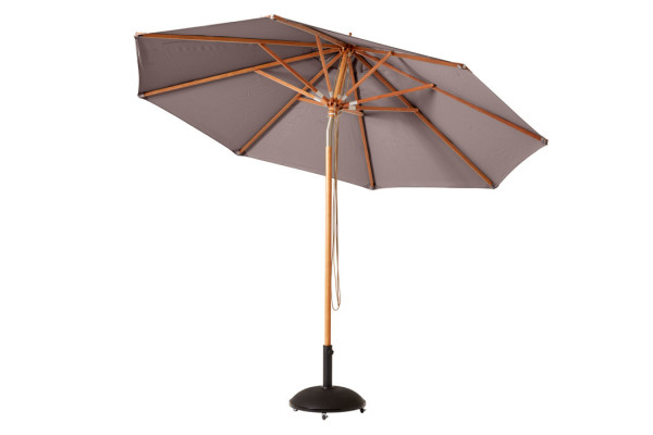Parasol auténtico Ø3,3 M - Taupe Olefina