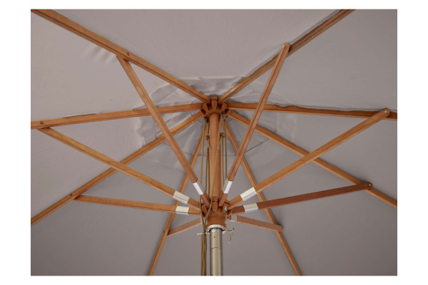 Parasol auténtico Ø3,3 M - Taupe Olefina