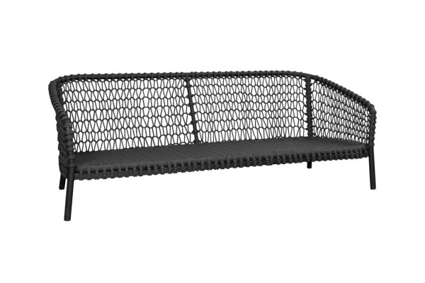 Cane-line Ocean large 3-seater sofa - Dark grey