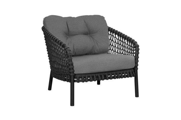 Cane-line Ocean large lounge chair - Dark grey