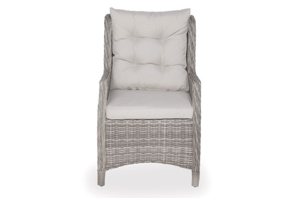 Rio Garden Furniture Set LIGHT GREY - w/ 6...