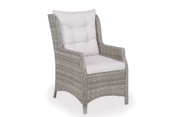 Rio Garden Furniture Set LIGHT GREY - w/ 6...