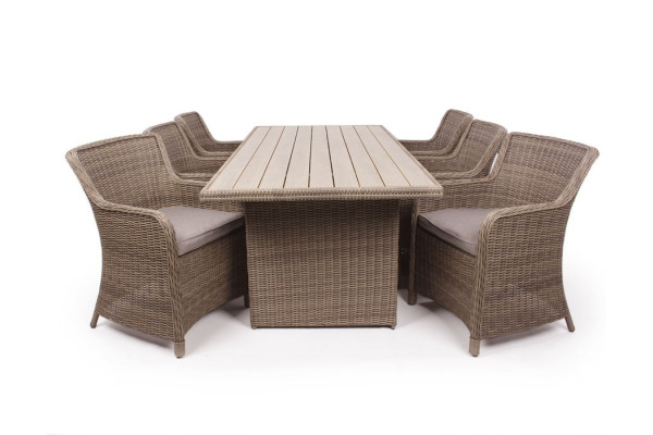 Rio Dusty Garden Furniture Set w/6 Dining...
