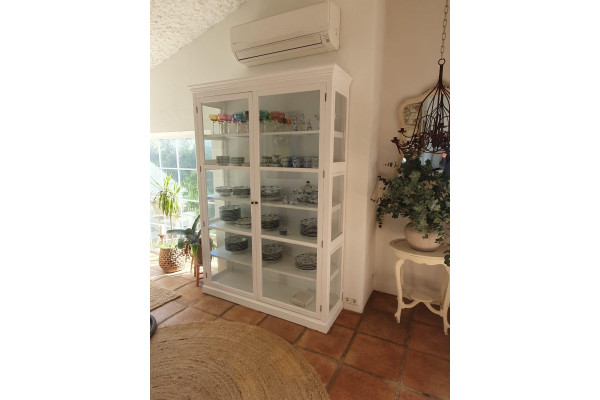 Elba Display Cabinet WHITE – 212x148x44 cm