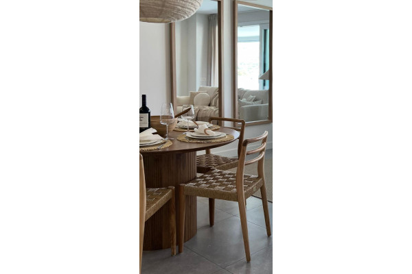 Silla de Comedor Scandi - Mimbre Natural