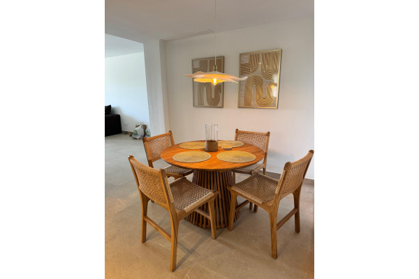 Silla de comedor Victoria - Teca clásica