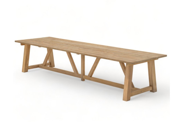 Hercules Table CORE TEAK – 100x400 cm