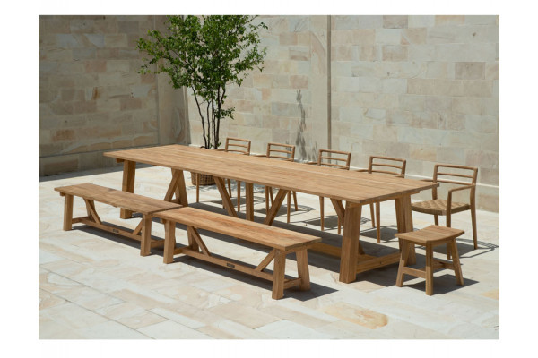 Hercules Table CORE TEAK – 100x400 cm